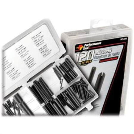 Performance Tool 120Pc Roll Pin Assortment W5340